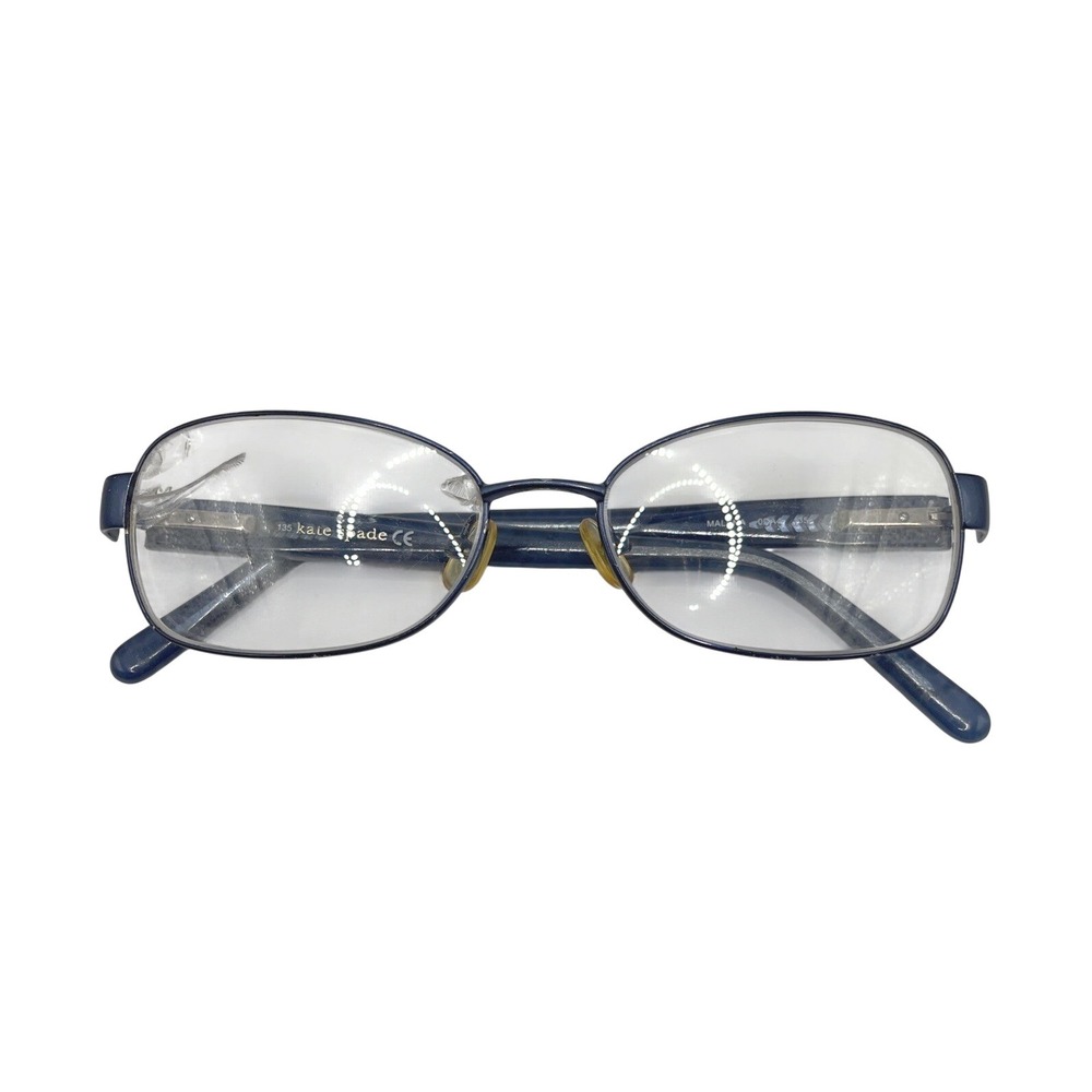Kate Spade Malena 0DA4 Blue‎ Rectangle Eyeglasses Frames Only 52-16 135 Women